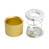 Светильник потолочный Feron HL458 под лампу GX53 max 12W 230V золото D82x60mm