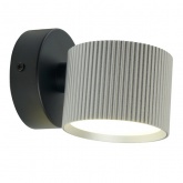 Светильник настенный Feron HL4580 GX53 230V max 12W серебро + черный D85x65x116mm