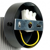 Светильник настенный Feron HL4580 GX53 230V max 12W серебро + черный D85x65x116mm