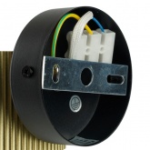 Светильник настенный Feron HL4580 GX53 230V max 12W золото + черный D85x65x116mm