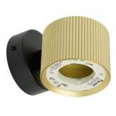 Светильник настенный Feron HL4580 GX53 230V max 12W золото + черный D85x65x116mm