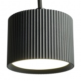 Светильник потолочный на подвесе Feron HL4588 GX53 230V max 12W черный D60x82mm