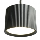 Светильник потолочный на подвесе Feron HL4588 GX53 230V max 12W черный D60x82mm