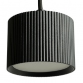 Светильник потолочный на подвесе Feron HL4588 GX53 230V max 12W черный D60x82mm