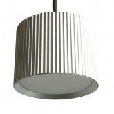 Светильник потолочный на подвесе Feron HL4588 GX53 230V max 12W серебро + черный D60x82mm