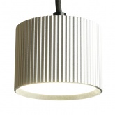 Светильник потолочный на подвесе Feron HL4588 GX53 230V max 12W серебро + черный D60x82mm