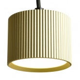 Светильник потолочный на подвесе Feron HL4588 GX53 230V max 12W золото + черный D60x82mm