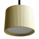 Светильник потолочный на подвесе Feron HL4588 GX53 230V max 12W золото + черный D60x82mm