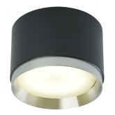 Светильник потолочный Feron HL459 под лампу GX53 230V max 12W черный + хром D82x60mm