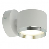 Светильник настенный Feron HL4598 GX53 230V max 12W белый + хром D85x65x116mm