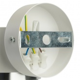 Светильник настенный Feron HL4598 GX53 230V max 12W белый + хром D85x65x116mm