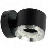 Светильник настенный Feron HL4598 GX53 230V max 12W черный + хром D85x65x116mm