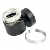 Светильник настенный Feron HL4598 GX53 230V max 12W черный + хром D85x65x116mm