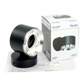 Светильник настенный Feron HL4598 GX53 230V max 12W черный + хром D85x65x116mm