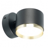 Светильник настенный Feron HL4598 GX53 230V max 12W черный + золото D85x65x116mm