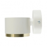 Светильник настенный Feron HL4598 GX53 230V max 12W белый + золото D85x65x116mm