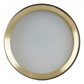 Светильник потолочный Feron HL459 под лампу GX53 230V max 12W черный + золото D82x60mm