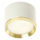 Светильник потолочный Feron HL459 под лампу GX53 230V max 12W белый + золото D82x60mm