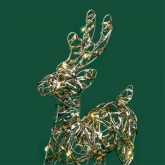 Светодиодная фигура Neon-Night Олень 15Led цвет теплый белый 21см питание 2хAA (не в комплекте)