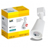 Светильник трековый однофазный ИЭК LED ДТО 1401 6W 4000К 400Lm 50° белый