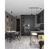 Светильник трековый однофазный поворотный ИЭК 4116 декоративный под лампу MR16 GU10 черный