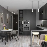 Светильник трековый однофазный поворотный ИЭК 4116 декоративный под лампу MR16 GU10 хром