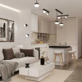 Светильник трековый однофазный поворотный ИЭК 4118 декоративный под лампу GX53 черный