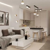 Светильник трековый однофазный поворотный ИЭК 4118 декоративный под лампу GX53 золото