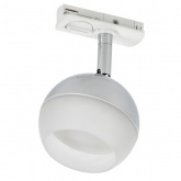 Светильник трековый однофазный поворотный ИЭК 4118 декоративный под лампу GX53 хром