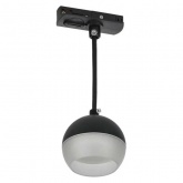 Светильник трековый однофазный подвесной ИЭК 4119 декоративный под лампу GX53 черный