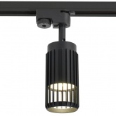 Светильник трековый однофазный поворотный ИЭК 4206 декоративный под лампу MR16 GU10 черный