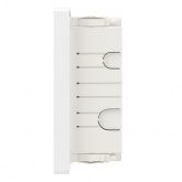 Щиток встраиваемый DKC FRAME 18 модулей с тонированной дверцей с шиной IP40 белый