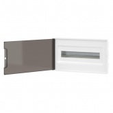 Щиток встраиваемый DKC FRAME 18 модулей с тонированной дверцей с шиной IP40 белый