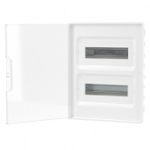 Щиток встраиваемый DKC FRAME 24 (2х12) модулей с прозрачной дверцей с шиной IP40 белый