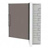 Щиток встраиваемый для полых стен DKC FRAME 24 модулей с тонированной дверцей с шиной IP40 белый