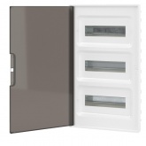 Щиток встраиваемый DKC FRAME 36 (3х12) модулей с тонированной дверцей с шиной IP40 белый