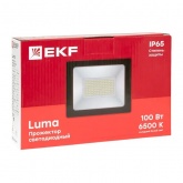 Прожектор светодиодный EKF Basic СДО-3006 100W 6500K 8000Lm IP65
