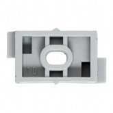 Держатель для труб (клипса) EKF Plast d16мм под монтажный пистолет [упак.100шт] серый