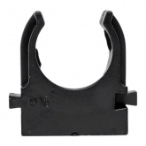 Держатель для труб (клипса) EKF Plast d16мм под монтажный пистолет [упак.100шт] черный