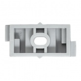 Держатель для труб (клипса) EKF Plast d20мм под монтажный пистолет [упак.100шт] серый