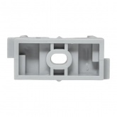 Держатель для труб (клипса) EKF Plast d25мм под монтажный пистолет [упак.100шт] серый