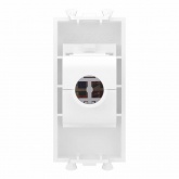 Розетка DKC Avanti компьютерная RJ-45 модульная кат.6 1 модуль без шторок белое облако