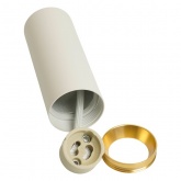 Светильник потолочный Feron ML101 Barrel под лампу MR11 max max 35W 230V  белый + золото