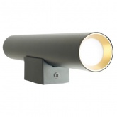 Светильник настенный Feron ML1014 под лампу MR11 35W 2*GU10, черный + золото