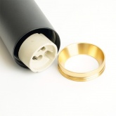 Светильник настенный Feron ML1014 под лампу MR11 35W 2*GU10, черный + золото