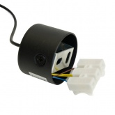 Светильник потолочный на подвесе Feron ML1008 Barrel Luna levitation MR11 35W 230V, черный, D40*H250