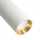 Светильник потолочный на подвесе Feron ML1018 Barrel levitation MR11 35W 230V белый+золото D40*H250