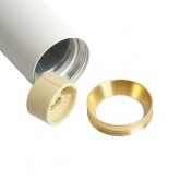 Светильник потолочный на подвесе Feron ML1018 Barrel levitation MR11 35W 230V белый+золото D40*H250