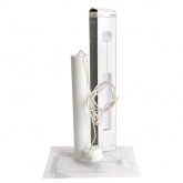 Светильник потолочный на подвесе Feron ML1018 Barrel levitation MR11 35W 230V белый+золото D40*H250