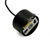 Светильник потолочный на подвесе Feron ML1018 Barrel levitation MR11 35W 230V черный+золото D40*H250